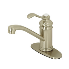 Kingston Brass  KS3408TPL Templeton Single Handle Bathroom Faucet with Push Pop-Up, Brushed Nickel