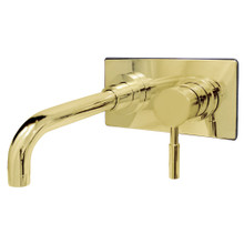 Kingston Brass  KS8112DL Single-Handle Wall Mount Bathroom Faucet, Polished Brass