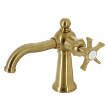 Kingston Brass  KS3547NX Hamilton Single Handle Bathroom Faucet with Push Pop-Up, Brushed Brass