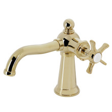 Kingston Brass  KS3542NX Hamilton Single Handle Bathroom Faucet with Push Pop-Up, Polished Brass