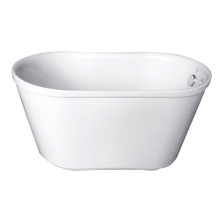 Kingston Brass  Aqua Eden VTDE513026 51-Inch Acrylic Freestanding Tub with Drain, White