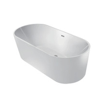 Kingston Brass  Aqua Eden VTDE603023 60-Inch Acrylic Double Ended Freestanding Tub with Drain, White