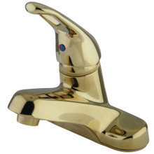 Kingston Brass  KB512LP 4 in. Centerset Bathroom Faucet, Polished Brass