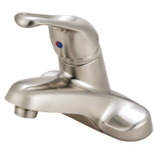 Kingston Brass  KB518LP 4 in. Centerset Bathroom Faucet - Brushed Nickel