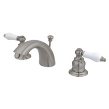 Kingston Brass  KB958PL Victorian Mini-Widespread Bathroom Faucet, Brushed Nickel