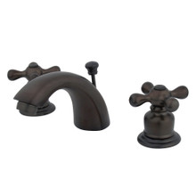 Kingston Brass  KB955AX Mini-Widespread Bathroom Faucet, Oil Rubbed Bronze