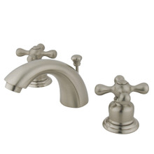 Kingston Brass  GKB948AX Mini-Widespread Bathroom Faucet, Brushed Nickel