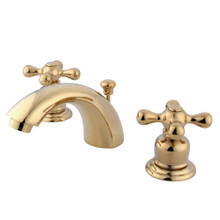 Kingston Brass  GKB942AX Mini-Widespread Bathroom Faucet, Polished Brass