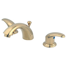 Kingston Brass  KB952LL Mini-Widespread Bathroom Faucet, Polished Brass