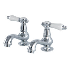 Kingston Brass  KS1101BPL Basin Tap Faucet with Lever Handle, Polished Chrome