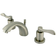 Kingston Brass  KS2958DFL Mini-Widespread Bathroom Faucet, Brushed Nickel
