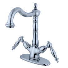 Kingston Brass  KS1491TL Vessel Sink Faucet, Polished Chrome