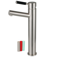 Kingston Brass  Fauceture LS8418DKL Kaiser Single-Handle Vessel Bathroom Faucet, Brushed Nickel