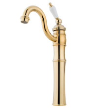 Kingston Brass  KB3422PL Vessel Sink Faucet, Polished Brass