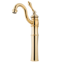 Kingston Brass  KB3422AL Vessel Sink Faucet, Polished Brass