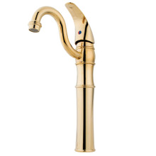 Kingston Brass  KB3422LL Vessel Sink Faucet, Polished Brass