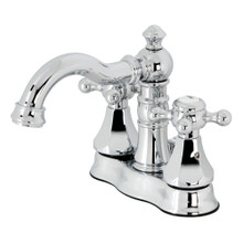 Kingston Brass  FSC1601BX Metropolitan 4 in. Centerset Bathroom Faucet with Brass Pop-Up, Polished Chrome