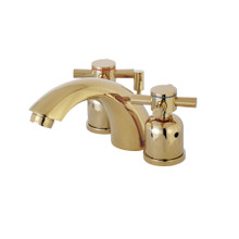Kingston Brass  KB8952DX Mini-Widespread Bathroom Faucet, Polished Brass
