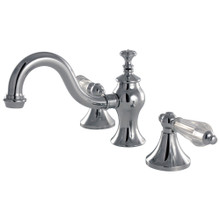 Kingston Brass  KC7161WLL 8 in. Widespread Bathroom Faucet, Polished Chrome