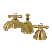 Kingston Brass  KS3967AX 8 in. Widespread Bathroom Faucet, Brushed Brass