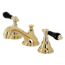 Kingston Brass  KS5562PKL Duchess Widespread Bathroom Faucet with Brass Pop-Up, Polished Brass