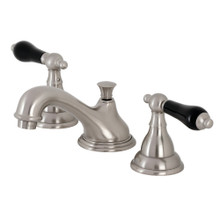 Kingston Brass  KS5568PKL Duchess Widespread Bathroom Faucet with Brass Pop-Up, Brushed Nickel