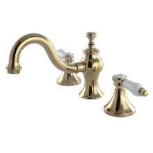 Kingston Brass  KC7162BPL 8 in. Widespread Bathroom Faucet, Polished Brass