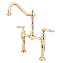 Kingston Brass  KS1072TL Vessel Sink Faucet, Polished Brass