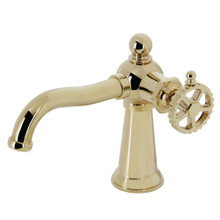 Kingston Brass  KS3542CG Fuller Single-Handle Bathroom Faucet with Push Pop-Up, Polished Brass