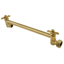 Kingston Brass  K153A7 10" Adjustable High-Low Shower Arm, Brushed Brass