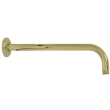 Kingston Brass  K117A2 Claremont 17" Rain Drop Shower Arm, Polished Brass