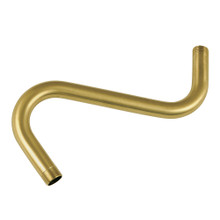 Kingston Brass  K152A7 Showerscape 8" S-Shape Shower Arm, Brushed Brass