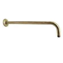 Kingston Brass  K117A3 Claremont 17" Rain Drop Shower Arm, Antique Brass