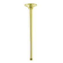 Kingston Brass  K210A2 Showerscape 10" Rain Drop Ceiling Mount Shower Arm, Polished Brass