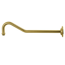 Kingston Brass  K117C7 Restoration 17" Shower Arm, Brushed Brass
