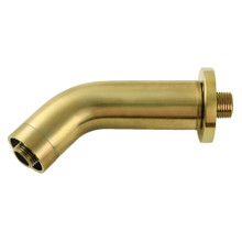 Kingston Brass  K850E7 Aquaelements 6" Brass Shower Arm with Flange, Brushed Brass
