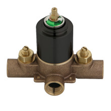 Kingston Brass  KB655V Pressure Balanced Rough-In Tub and Shower Valve with Stops, Oil Rubbed Bronze