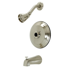 Kingston Brass  KB3638TLH Tub and Shower Trim Only Without Handle, Brushed Nickel