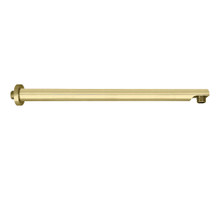 Kingston Brass  K8119E2 Aquaelements 18" Brass Shower Arm with Flange, Polished Brass