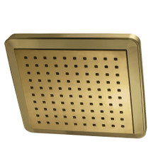 Kingston Brass  K250A7 Claremont 9-5/8" Square Rainfall Shower Head, Brushed Brass