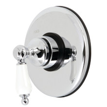 Kingston Brass  KB3001PL Volume Control with Lever Handle, Polished Chrome