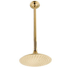 Kingston Brass  K236K22 Trimscape 7-3/4 Inch Showerhead with 17 in. Ceiling Mount Shower Arm, Polished Brass