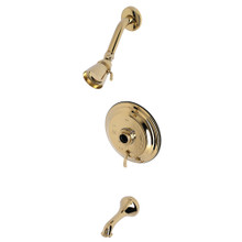 Kingston Brass  KB36320TLH Tub and Shower Trim Only Without Handle, Polished Brass