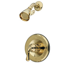 Kingston Brass  GKB1632SO Water Saving Magellan Single Handle Tub and Shower Faucet- Shower Only, Polished Brass