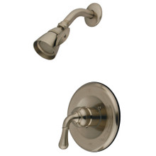 Kingston Brass  GKB1638SO Water Saving Magellan Single Handle Tub and Shower Faucet- Shower Only, Brushed Nickel