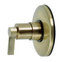 Kingston Brass  KB3003NDL NuvoFusion Two-Way Volume Control, Antique Brass
