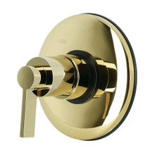Kingston Brass  KB3002NDL NuvoFusion Two-Way Volume Control, Polished Brass