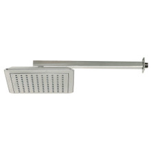 Kingston Brass  K251A6CK Claremont 9-5/8" Square Shower Head with Shower Arm, Polished Nickel