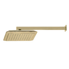 Kingston Brass  K251A2CK Claremont 9-5/8" Square Shower Head with Shower Arm, Polished Brass