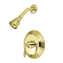 Kingston Brass  KB3632ALSO Restoration Pressure Balanced Shower Faucet, Polished Brass